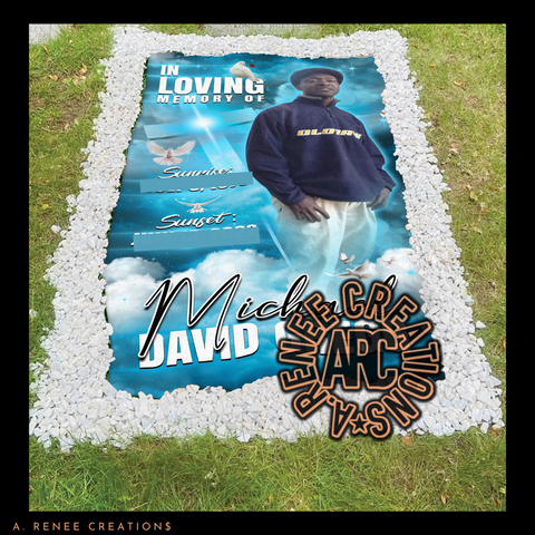 Custom Grave Blanket/Cover